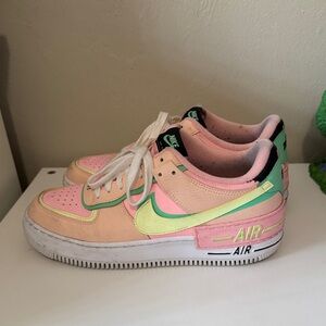 Nike Kids Sneakers - Pink, Green, Yellow